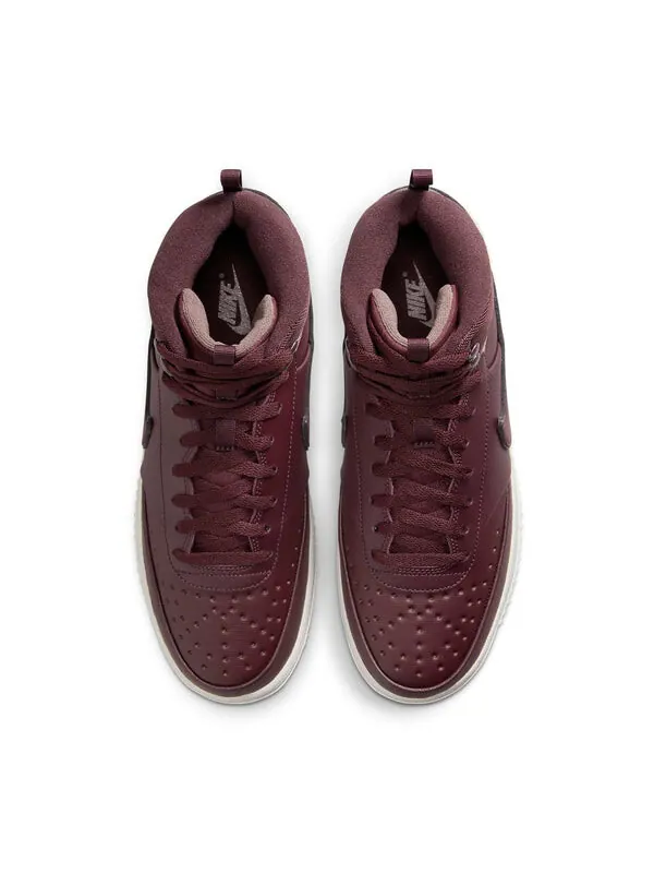 Кроссовки court vision mid 'burgundy crush' Nike — изображение 4 из 4, бордовый///бордовый