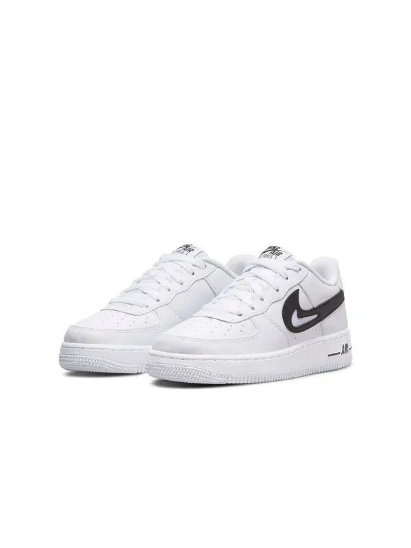 Кроссовки air force 1 '07 'cut out swoosh - white black' Nike — изображение 3 из 4, белый/черный