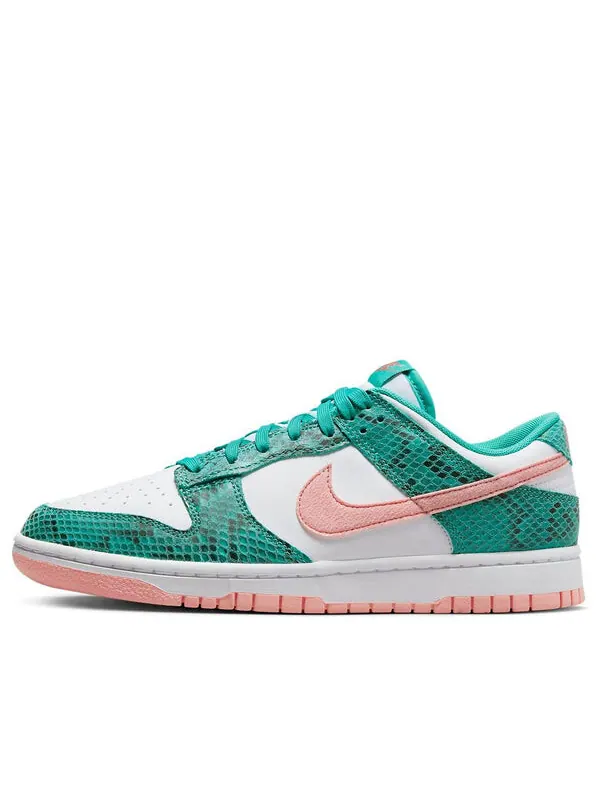 Кроссовки данк лоу Nike — изображение 1 из 4, белый/зеленый