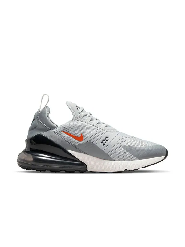 Кроссовки air max 270 'grey fog team orange' Nike — изображение 2 из 4, серый//серый/оранжевый