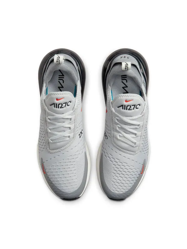 Кроссовки air max 270 'grey fog team orange' Nike — изображение 4 из 4, серый//серый/оранжевый