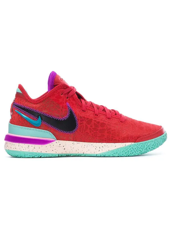 Кроссовки Nike Zoom LeBron NXXT Gen 'Track Red' — изображение 2 из 4, красный/черный