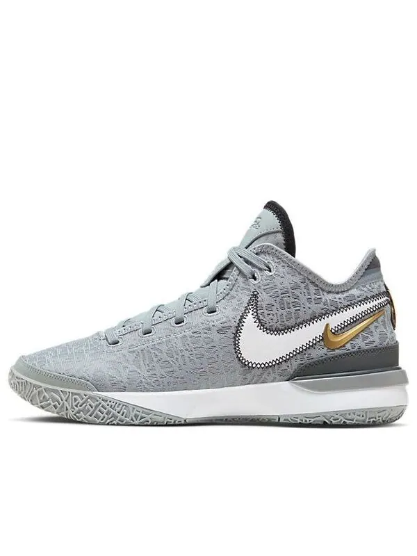 Кроссовки Nike Zoom LeBron Nxxt Gen EP 'Wolf Grey Metallic Gold' — изображение 1 из 4, черный