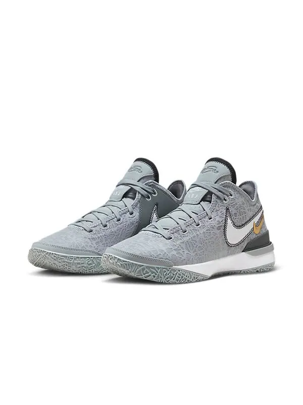 Кроссовки Nike Zoom LeBron Nxxt Gen EP 'Wolf Grey Metallic Gold' — изображение 2 из 4, черный