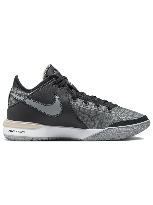 Кроссовки Nike Zoom LeBron NXXT Gen 'Grey Black' — изображение 2 из 4, серый/черный-белый