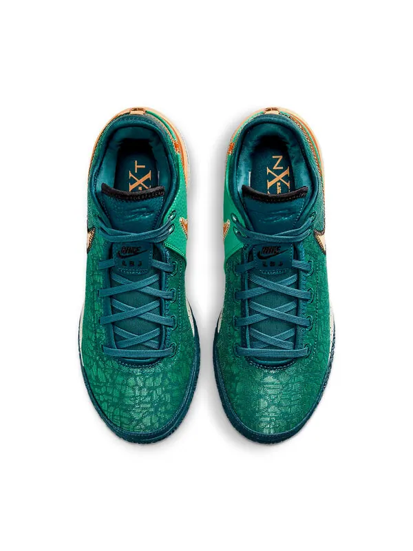 Кроссовки Nike Lebron NXXT Gen EP Basketball Shoes 'Geode Teal' — изображение 4 из 4, зеленый/желтый
