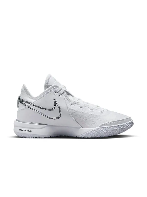 Кроссовки zoom lebron nxxt gen ep 'white metallic silver' Nike — изображение 2 из 4