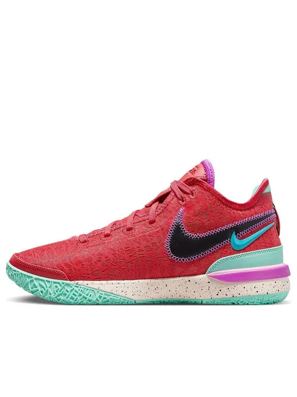 Кроссовки Nike Zoom LeBron Nxxt Gen EP 'Track Red Emerald Rise' — изображение 1 из 4, красный/черный