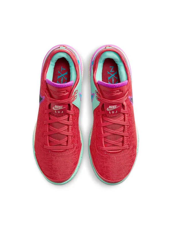 Кроссовки Nike Zoom LeBron Nxxt Gen EP 'Track Red Emerald Rise' — изображение 3 из 4, красный/черный