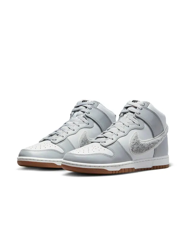 Кроссовки данк высокие Nike — изображение 3 из 4, серый/белый