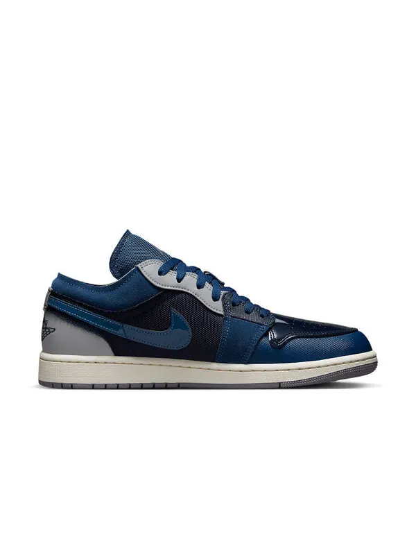 Кроссовки 1 low se craft 'inside out - obsidian' Air Jordan — изображение 2 из 4, синий//белый