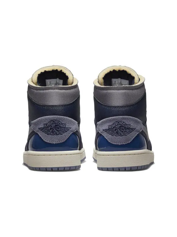 Кроссовки 1 mid se craft 'inside out - obsidian' Air Jordan — изображение 4 из 4, синий//белый