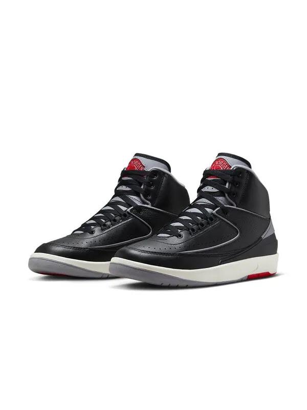 Кроссовки 2 ретро Air Jordan — изображение 2 из 4, черный/серый/красный
