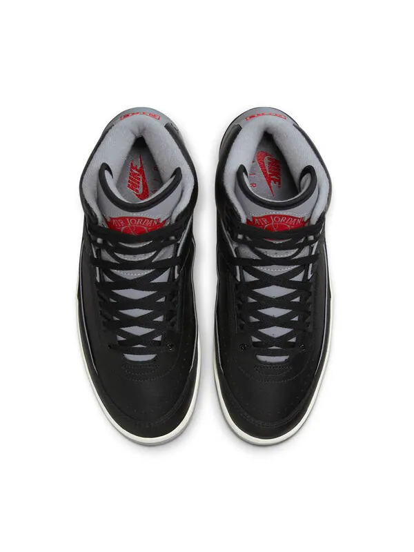 Кроссовки 2 ретро Air Jordan — изображение 3 из 4, черный/серый/красный