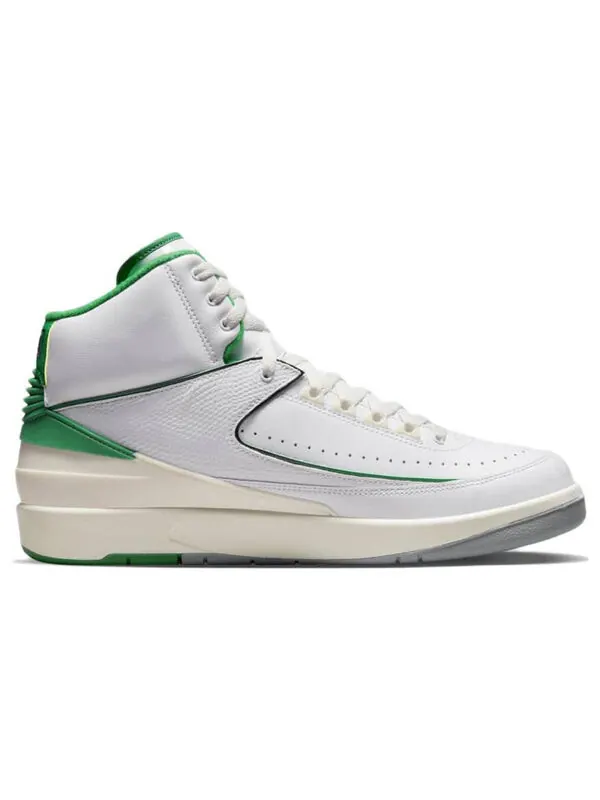 Кроссовки 2 ретро Air Jordan — изображение 3 из 4, белый/зеленый