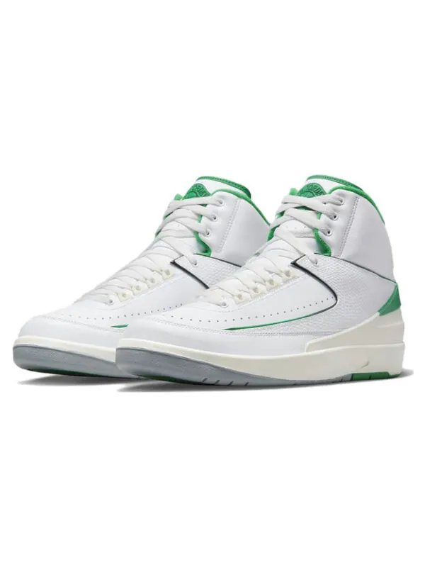Кроссовки 2 ретро Air Jordan — изображение 4 из 4, белый/зеленый
