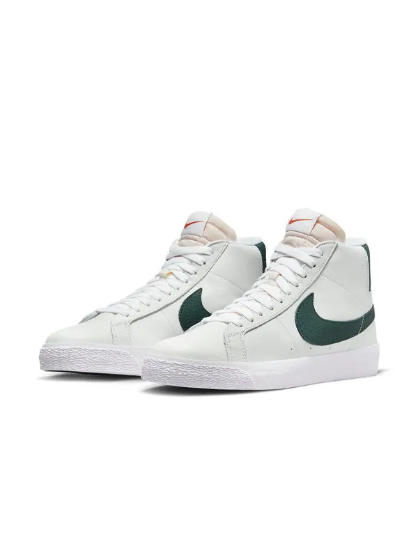 Кроссовки zoom blazer mid iso sb Nike — изображение 3 из 4, белый/зеленый