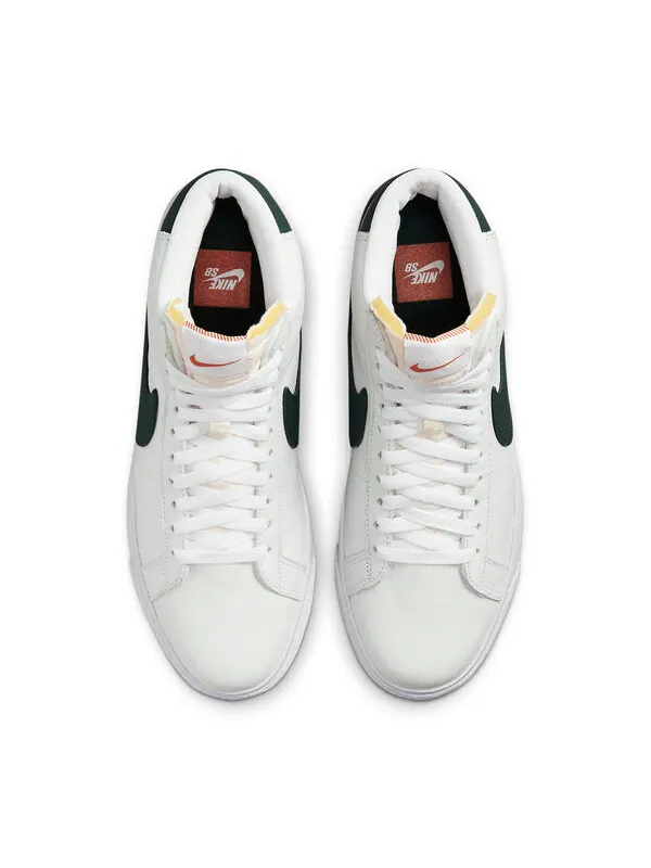 Кроссовки zoom blazer mid iso sb Nike — изображение 4 из 4, белый/зеленый