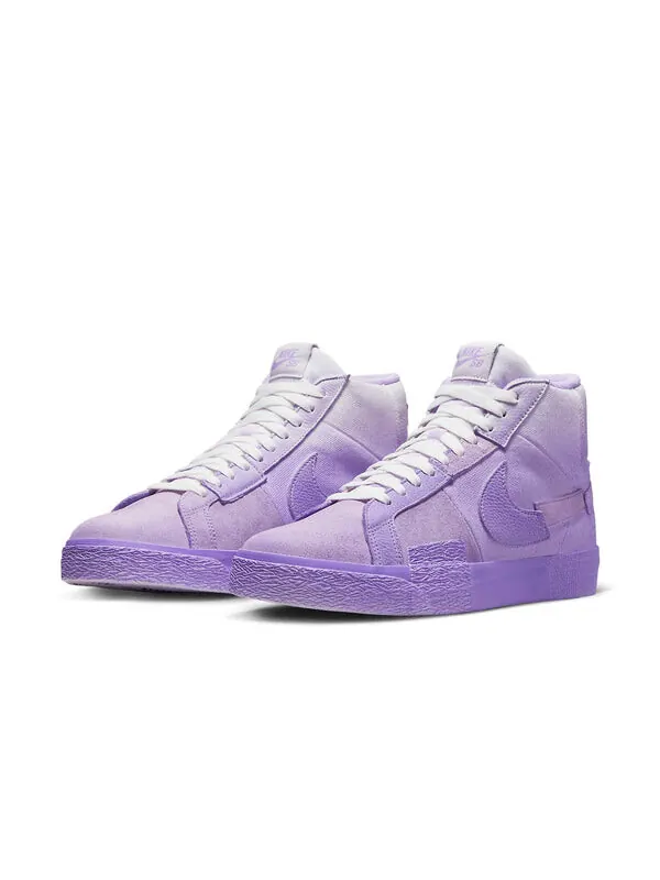 Кроссовки zoom blazer mid premium sb Nike — изображение 3 из 4, фиолетовый