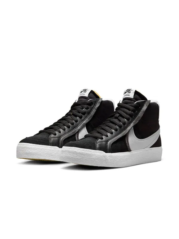 Кроссовки zoom blazer mid premium sb Nike — изображение 3 из 4, черный/белый