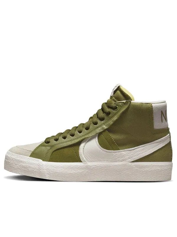 Кроссовки zoom blazer mid premium plus sb Nike — изображение 1 из 4, зеленый/белый