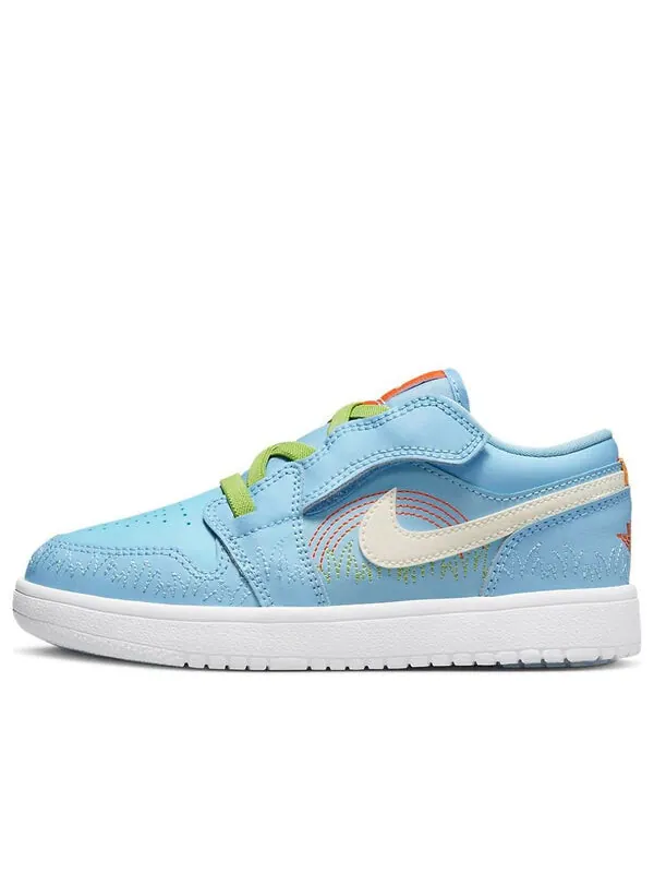 Кроссовки 1 low se 'blue stitch' Air Jordan — изображение 1 из 4, синий