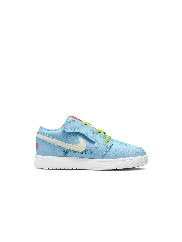 Кроссовки 1 low se 'blue stitch' Air Jordan — изображение 2 из 4, синий