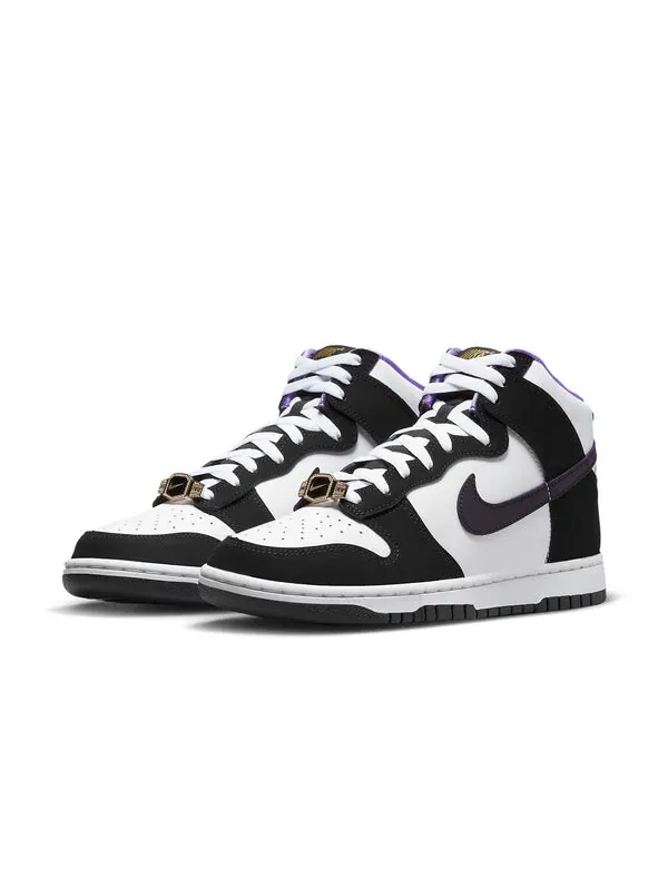 Кроссовки dunk high premium emb Nike — изображение 3 из 4, черный/белый