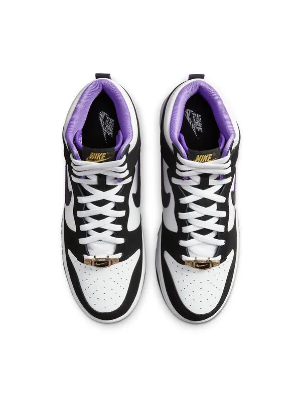 Кроссовки dunk high premium emb Nike — изображение 4 из 4, черный/белый