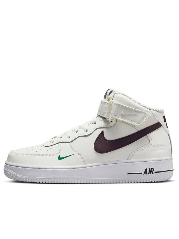 Кроссовки air force 1 mid '07 lv8 '40th anniversary - sail brown basalt' Nike — изображение 1 из 4, белый/коричневый