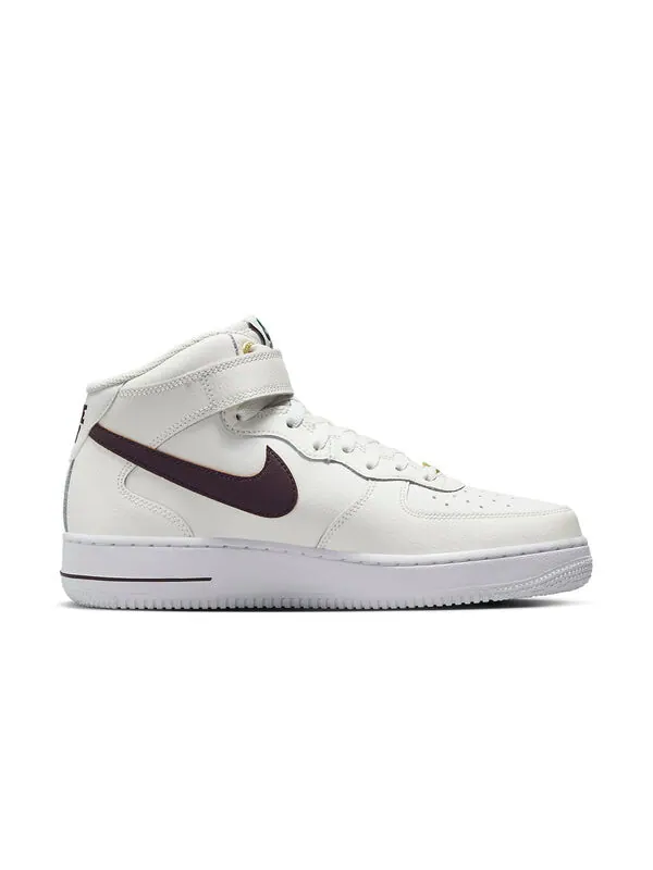 Кроссовки air force 1 mid '07 lv8 '40th anniversary - sail brown basalt' Nike — изображение 2 из 4, белый/коричневый