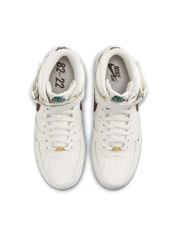 Кроссовки air force 1 mid '07 lv8 '40th anniversary - sail brown basalt' Nike — изображение 4 из 4, белый/коричневый