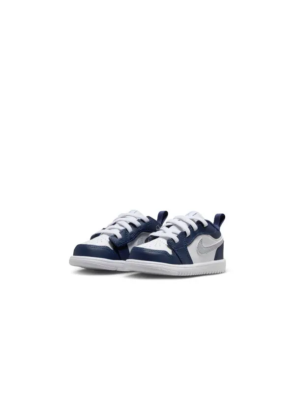 Кроссовки 1 low alt 'midnight navy wolf grey' Air Jordan — изображение 3 из 4, белый/темно-синий/серый