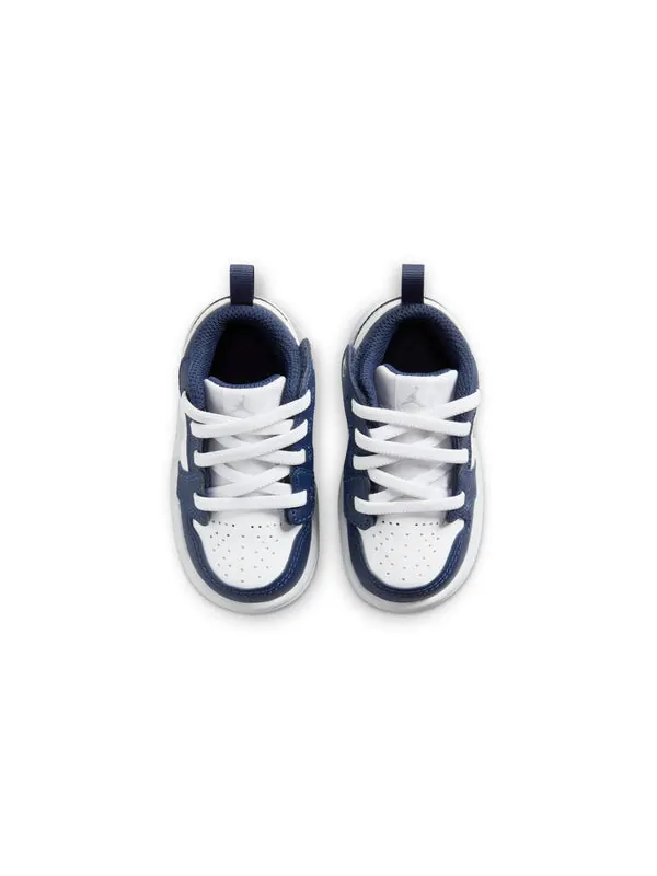 Кроссовки 1 low alt 'midnight navy wolf grey' Air Jordan — изображение 4 из 4, белый/темно-синий/серый