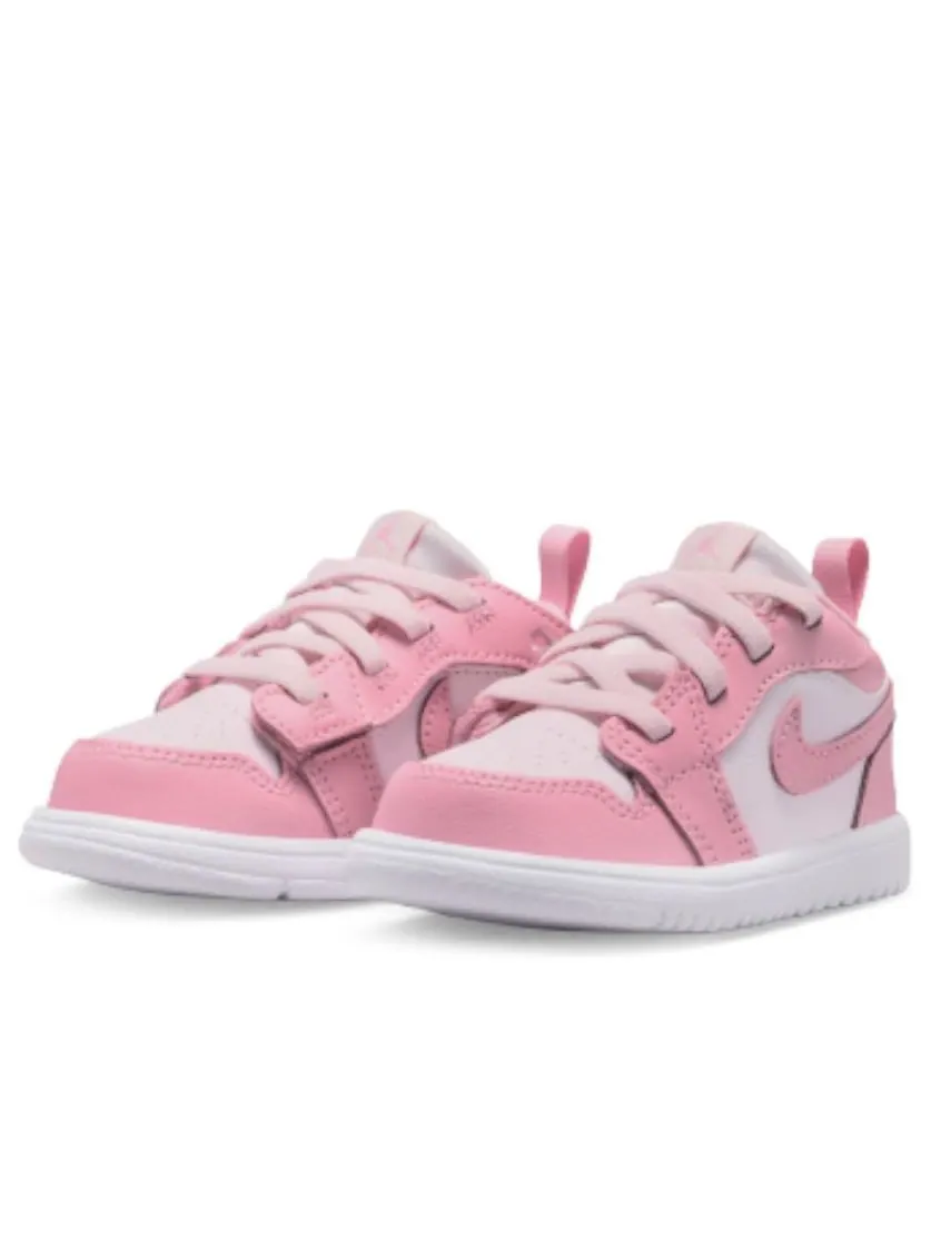 Кроссовки (TD) Air Jordan 1 Low ALT 'Medium Soft Pink' — изображение 2 из 5, розовый