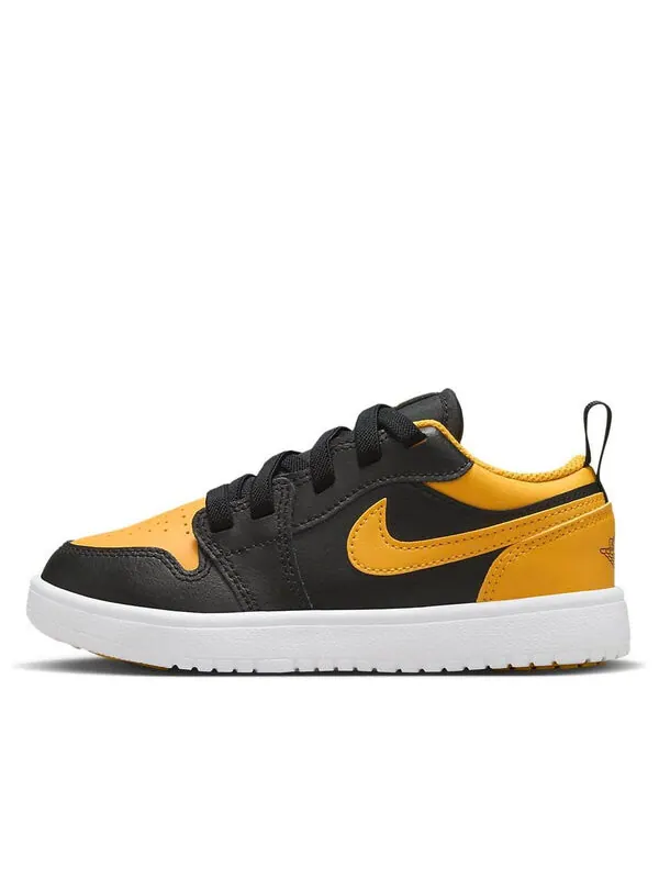 Кроссовки 1 низкие alt Air Jordan — изображение 1 из 4, черный/белый/желтый