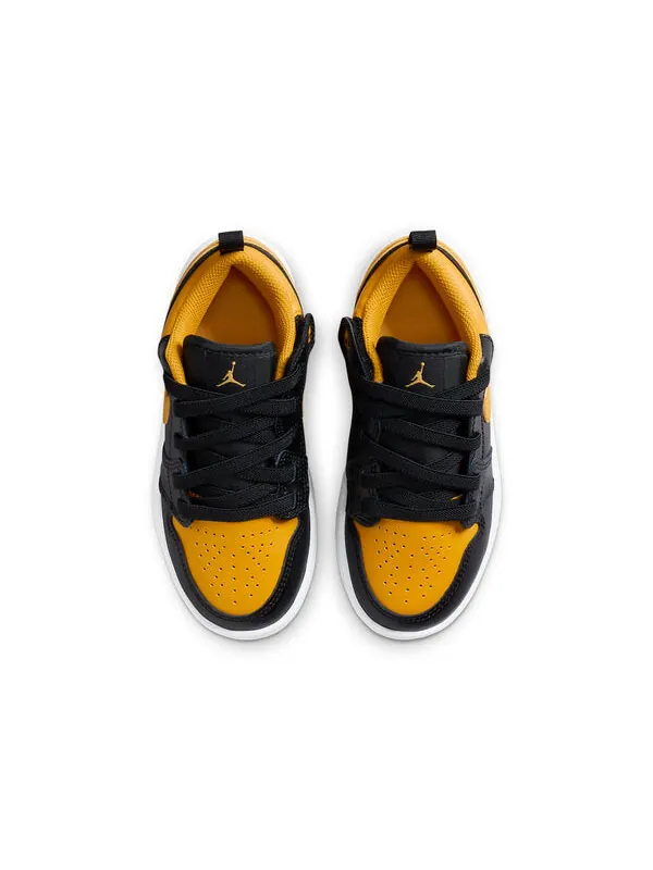 Кроссовки 1 низкие alt Air Jordan — изображение 4 из 4, черный/белый/желтый