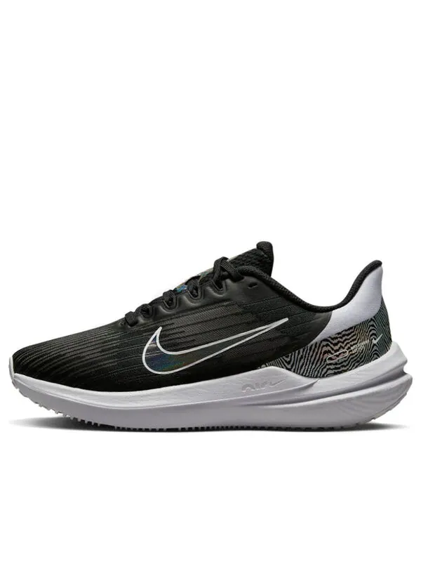 Кроссовки air winflo 9 премиум Nike — изображение 1 из 1, черный/белый