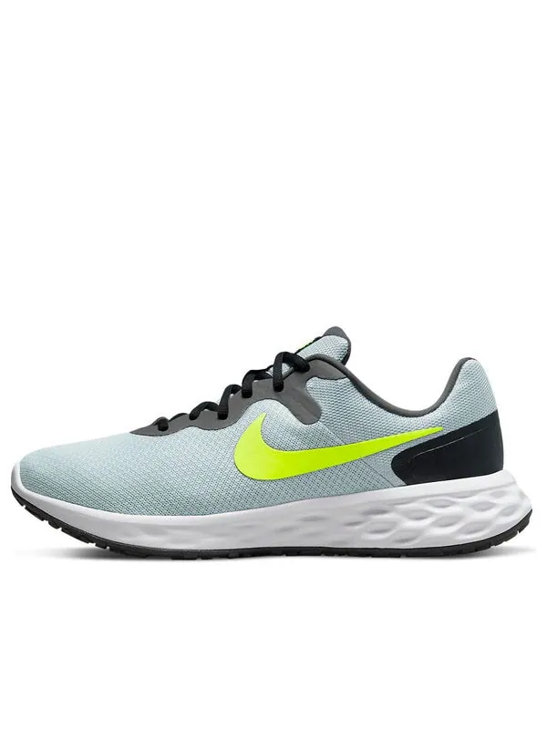 Кроссовки revolution 6 next nature 'pure platinum volt' Nike — изображение 1 из 4, платиновый/белый/черный