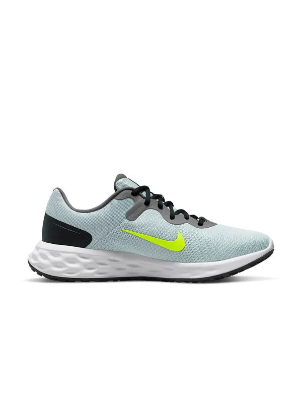 Кроссовки revolution 6 next nature 'pure platinum volt' Nike — изображение 2 из 4, платиновый/белый/черный