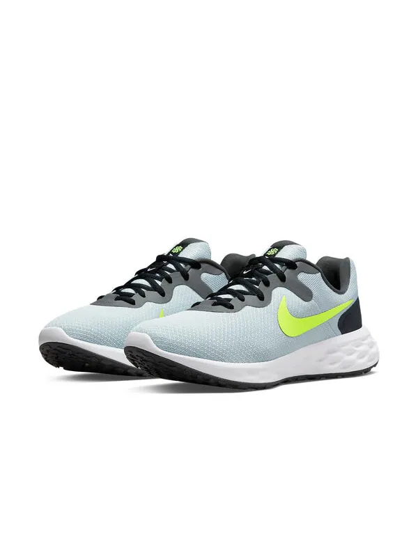 Кроссовки revolution 6 next nature 'pure platinum volt' Nike — изображение 3 из 4, платиновый/белый/черный