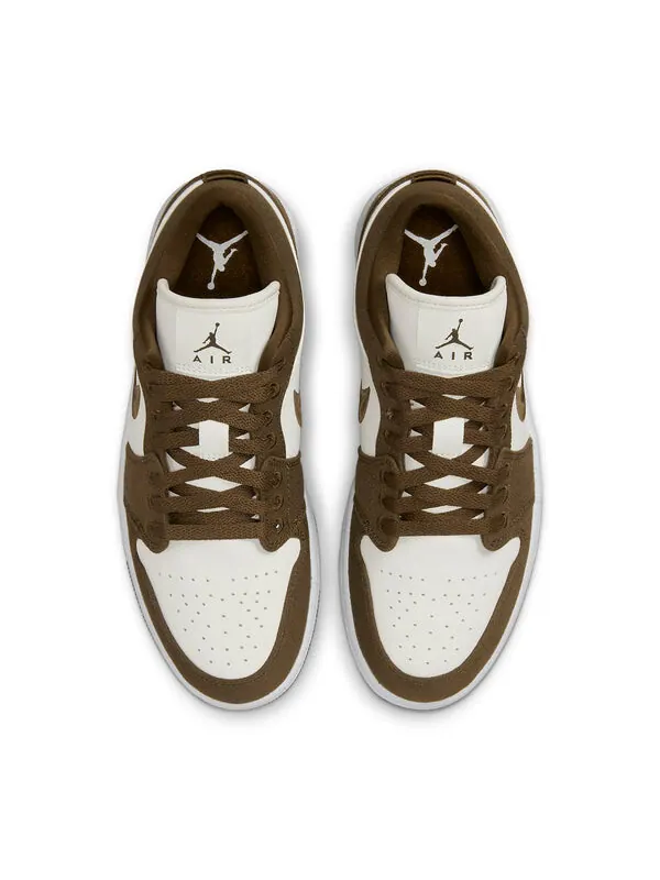 Кроссовки 1 low se 'light olive' Air Jordan — изображение 4 из 4, оливковый зеленый/белый