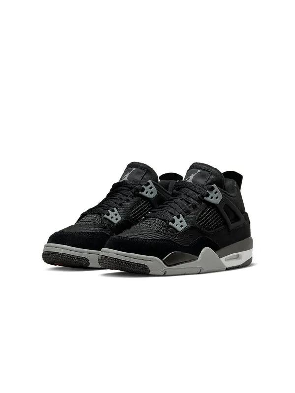 Кроссовки 4 ретро se Air Jordan — изображение 4 из 4, черный/серый
