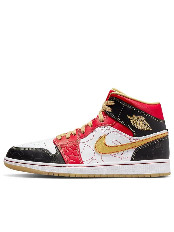 Кроссовки 1 средний se gc Air Jordan — изображение 1 из 4, белый/красный