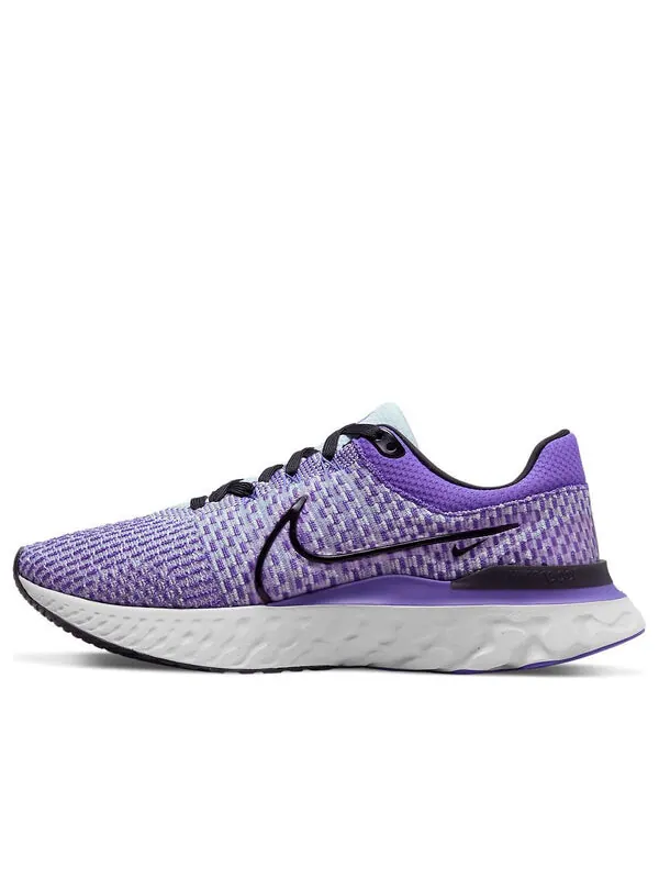 Кроссовки react infinity run flyknit 3 Nike — изображение 1 из 4, фиолетовый/черный