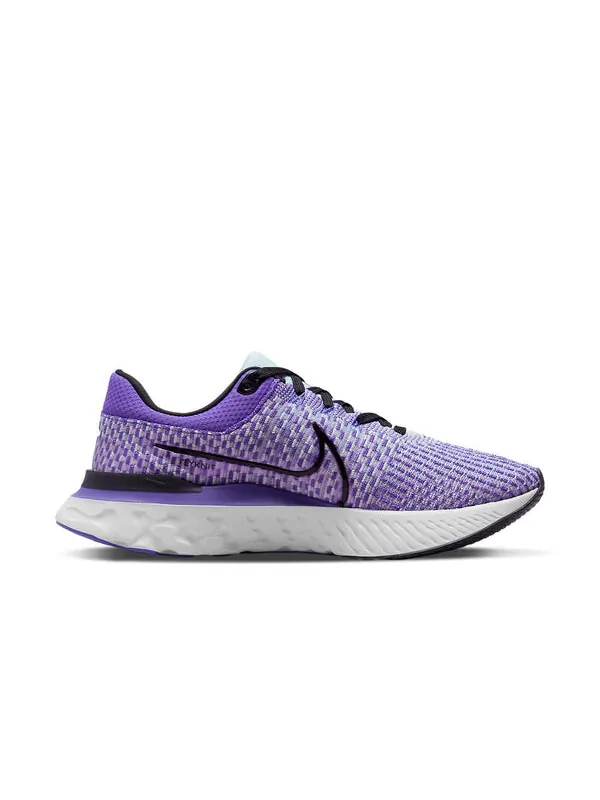 Кроссовки react infinity run flyknit 3 Nike — изображение 2 из 4, фиолетовый/черный