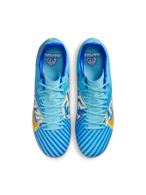 Кроссовки zoom mercurial vapor 15 academy km mg 'baltic blue Nike — изображение 2 из 4, синий/белый