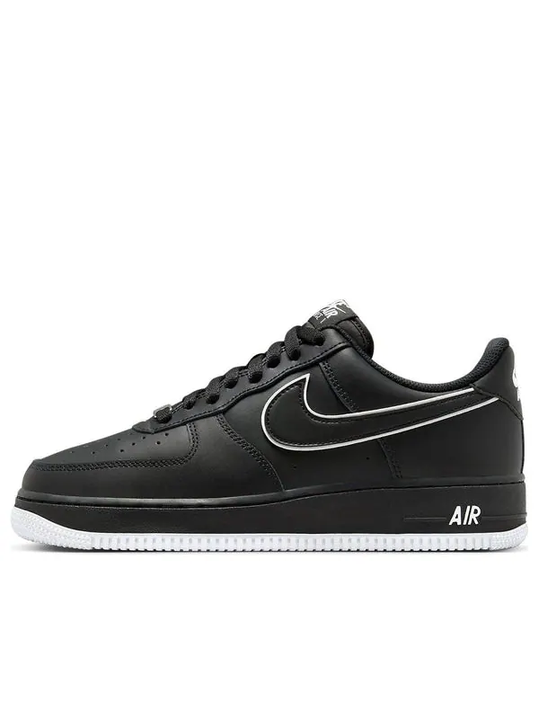 Кроссовки air force 1 low '07 'black white' Nike — изображение 1 из 4, черный/черный/белый