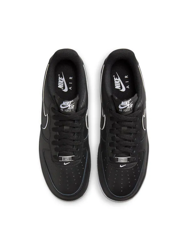 Кроссовки air force 1 low '07 'black white' Nike — изображение 4 из 4, черный/черный/белый