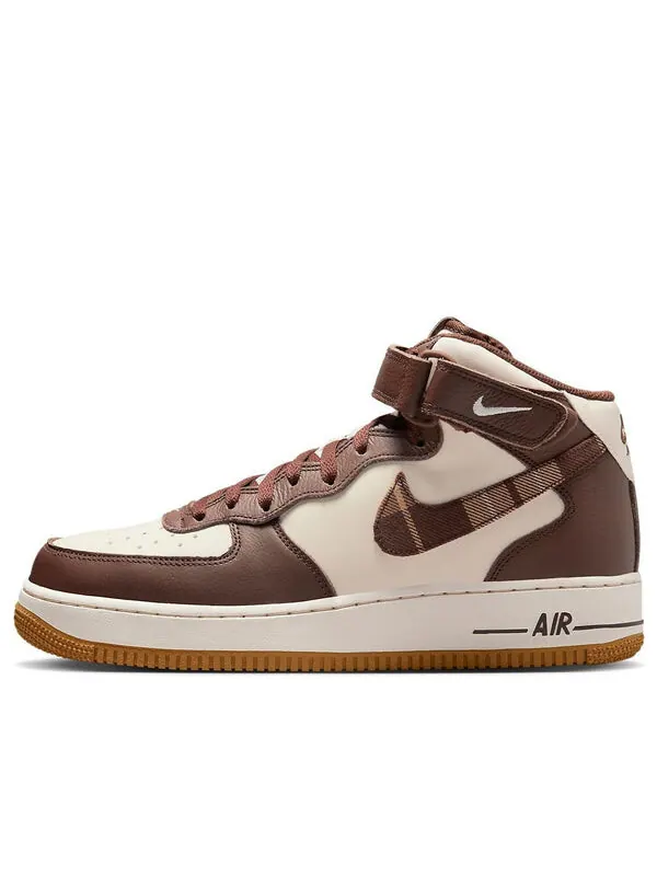 Кроссовки air force 1 mid Nike — изображение 1 из 4, коричневый/кремовый